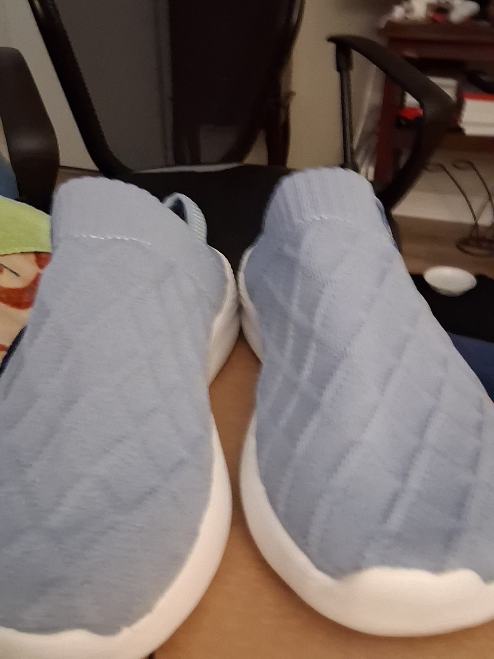 KUBUA Pale Blue Knit Slip-On Sneakers EU SIZE 40 US 9-9.5 WOMEN